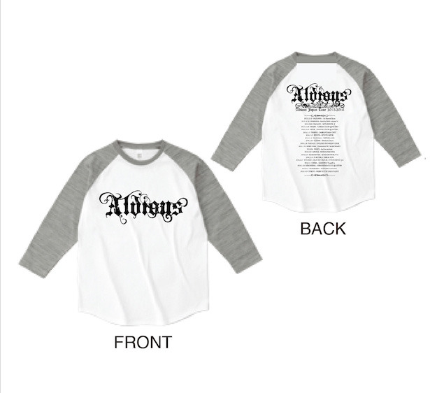 ラグランTシャツ(WHITE × GRAY)【バーゲンセール】