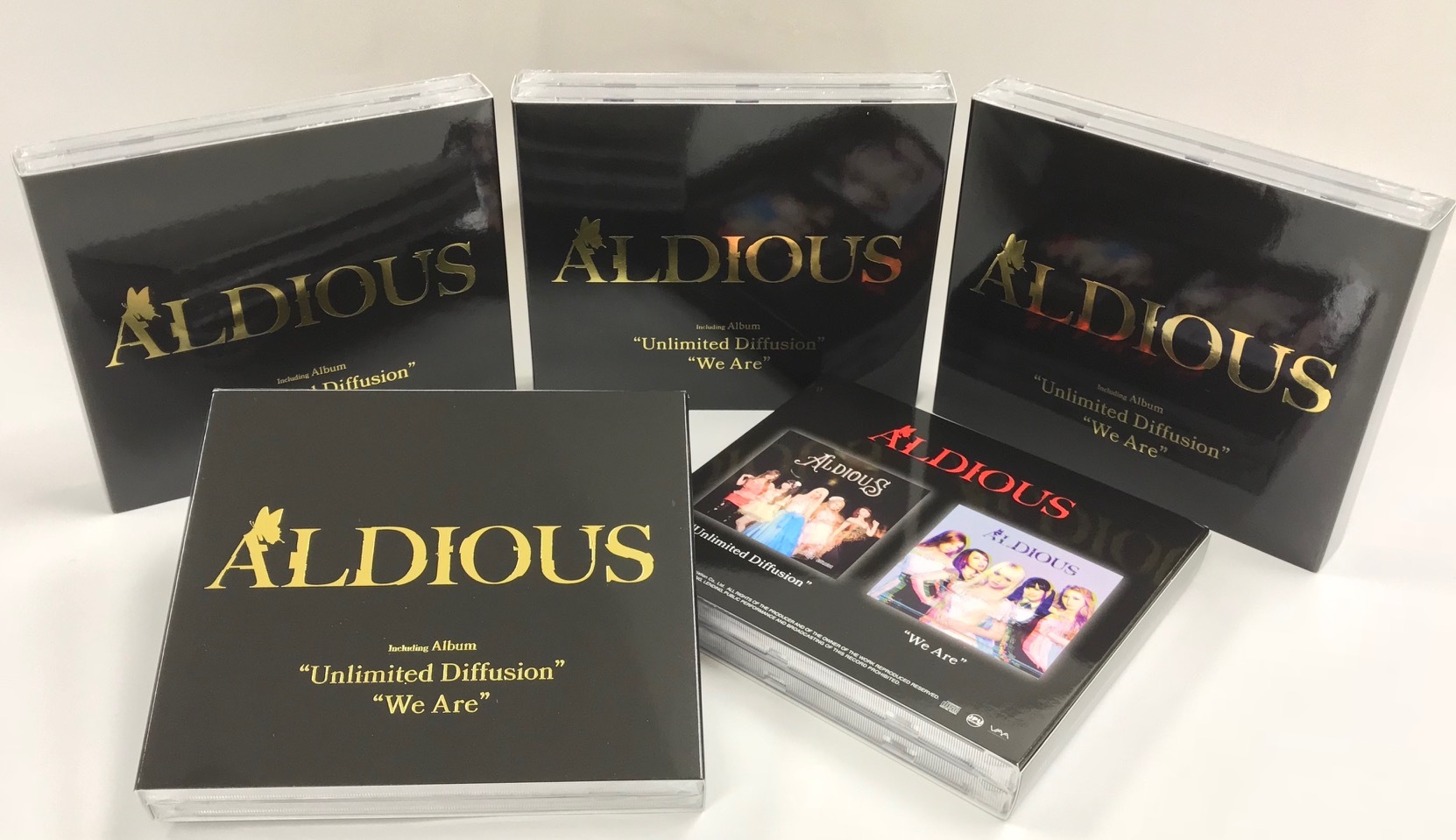 【輸入盤CD】Aldious 『Unlimited Diffusion』/『We Are』2枚セット(オフィシャル・ウェブサイト限定仕様盤)