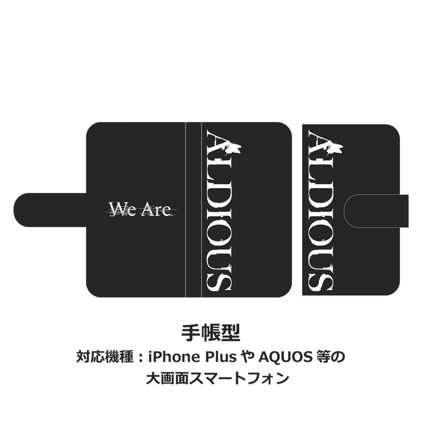 Aldious 手帳型スマホケース「We Are」
