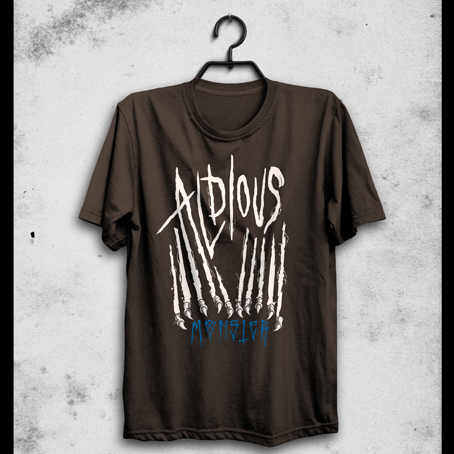 Monster ｔシャツ ブラック 限定カラー チャコール セール Aldious