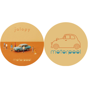 motorpool　缶バッジ “jalopy” -Aセット-