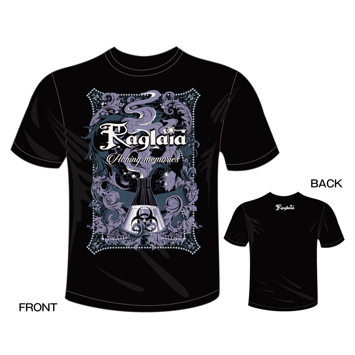 ラグライア・エイキング・メモリーズ・Tシャツ(BLUE)