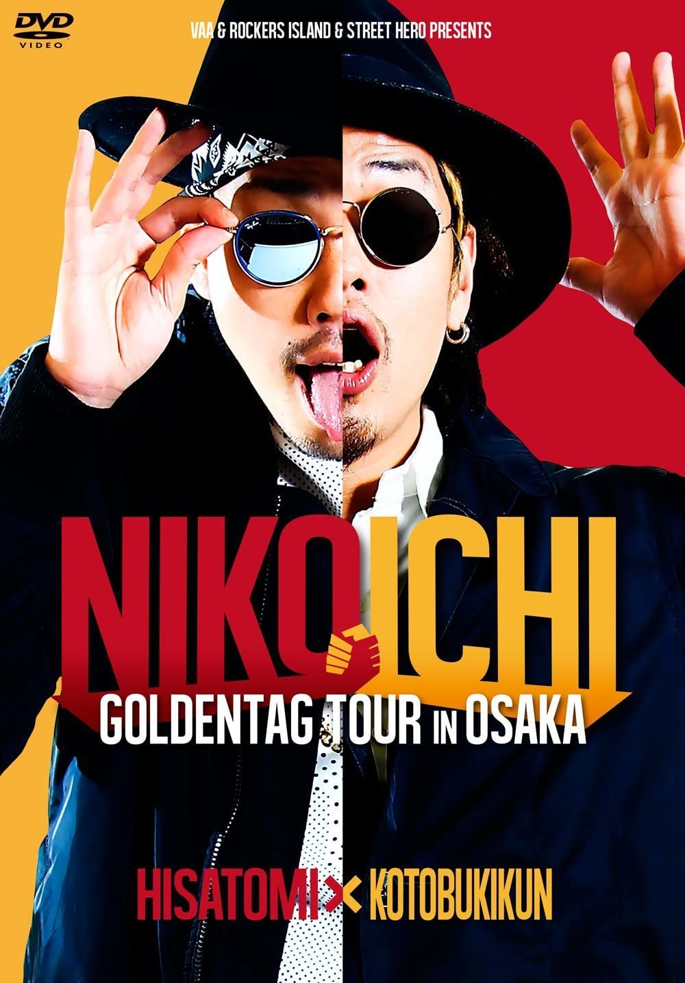 【51パーセントOFF】HIASTOMI×寿君『NIKOICHI GOLDENTAG TOUR in OSAKA』(DVD)