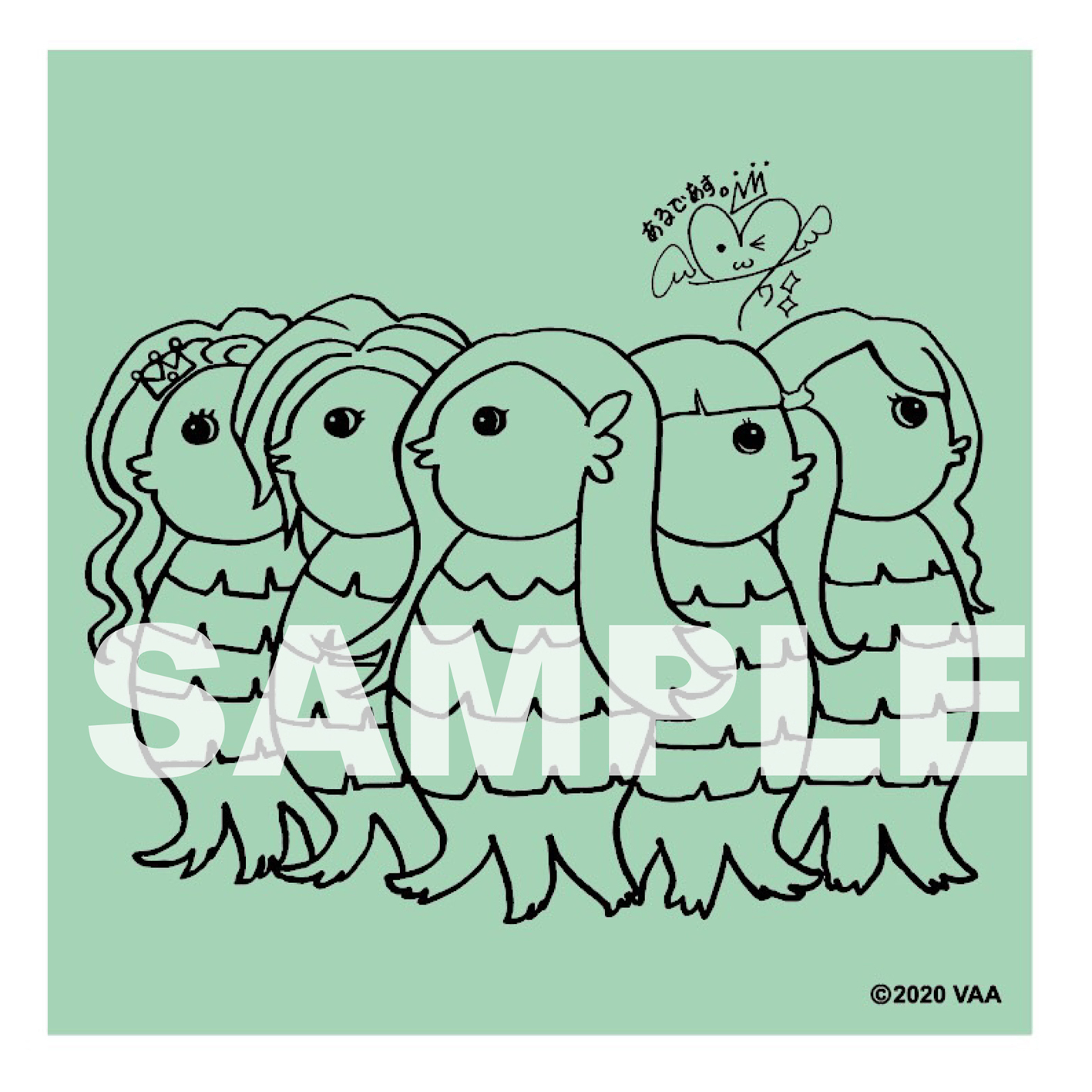 【sale!!!】アマビエディアス・ハンドタオル